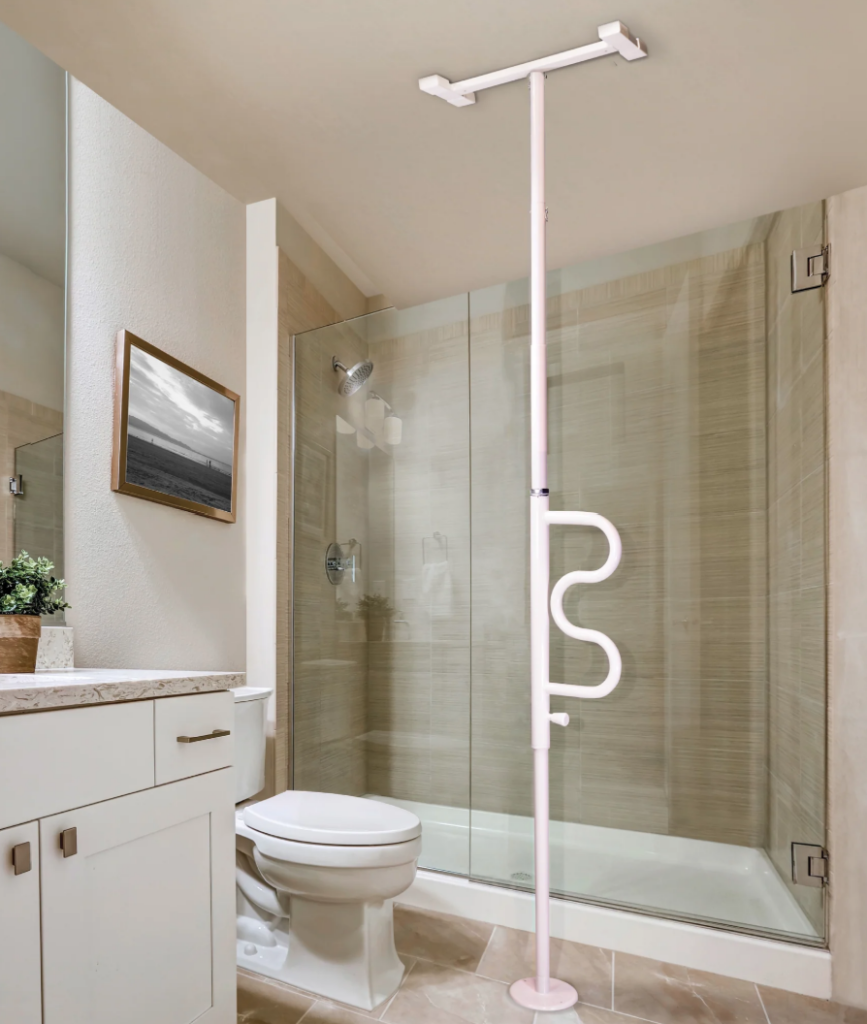 Floor to Ceiling Pole with Bar